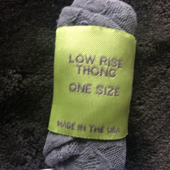 Ocean Hanky Panky Rolled Low-Rise Thong Set - Picture 4 of 4